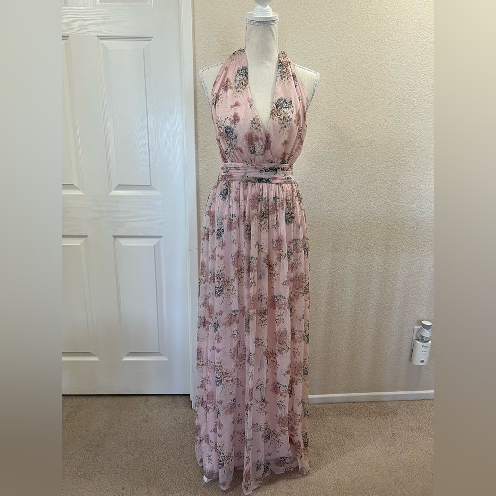 Halter maxi dress